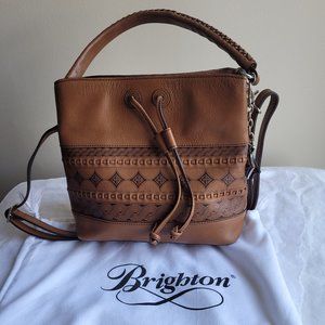 Brighton Ferrara Lorenza Vellera Bucket Handbag